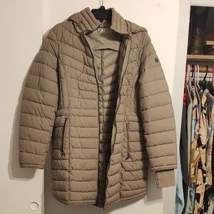 Michael Kors Women's Taupe Puffer Coat